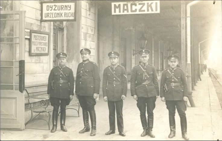 policjancie w Maczkach, okres międzywojenny